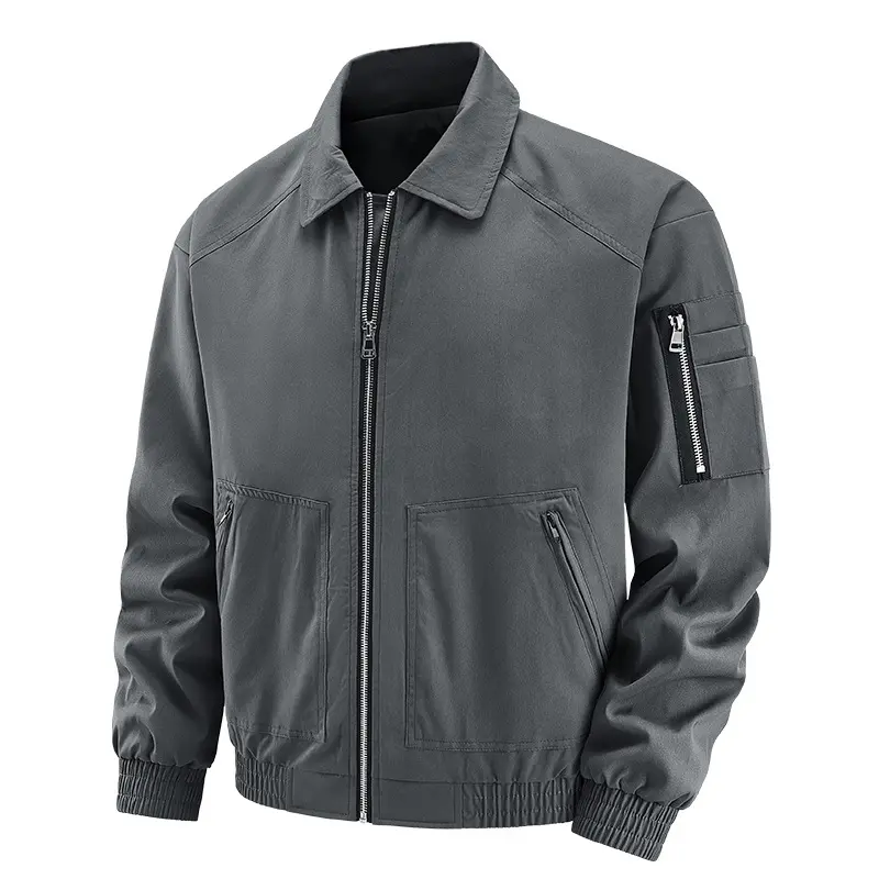 Spring Autumn Men's Bomber Jackets Fashion Man MA-1 Pilot Zipper Coats Fashion Man Multi-pocket Windbreaker Jackets Clothing
