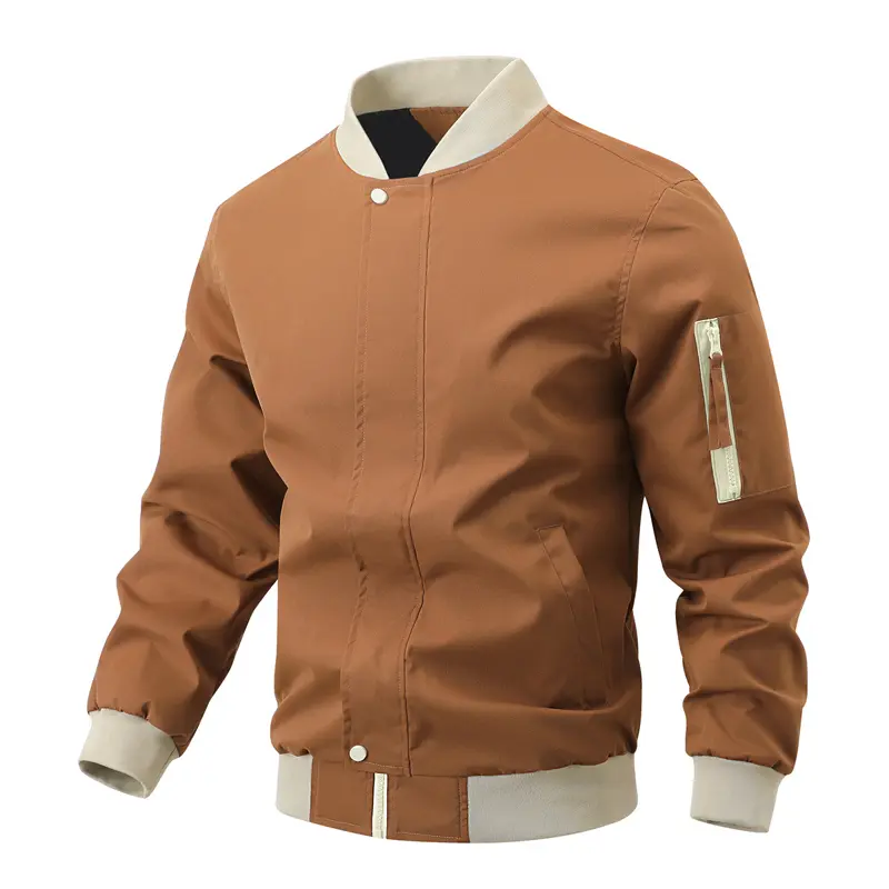 Spring Autumn Men's Bomber Jackets Fashion Men MA-1 Pilot Sports Zipper Coats Men Baseball Uniform Windbreaker Jackets Clothing