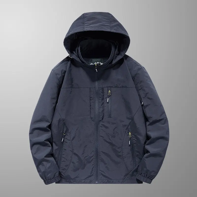 Autumn Men's Bomber Jackets Casual Men Outdoor Mountain Ski Waterproof Hooded Coats Men Windbreaker Breathable Jackets Clothing
