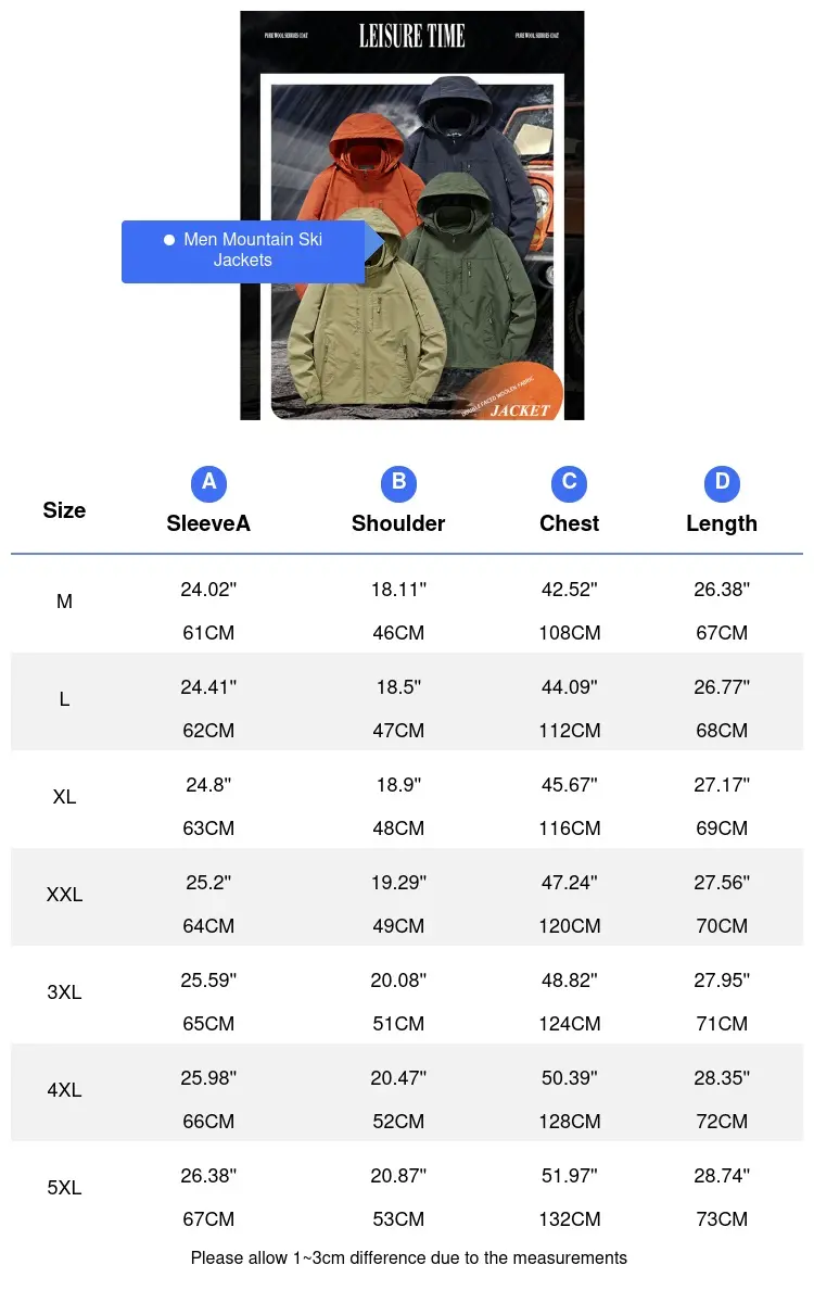 Autumn Men's Bomber Jackets Casual Men Outdoor Mountain Ski Waterproof Hooded Coats Men Windbreaker Breathable Jackets Clothing