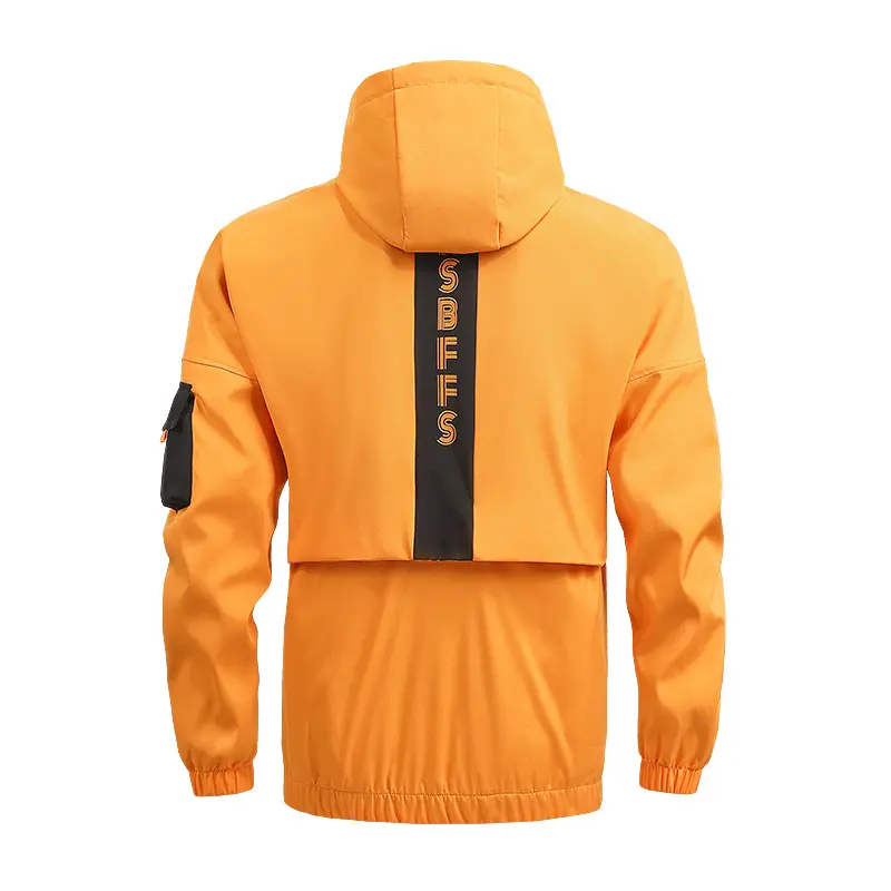 Spring Autumn Men's Bomber Jacket Casual Men Hiking Waterproof Hooded Coats Men Sports Zipper Windbreaker Jacket Clothing 5XL