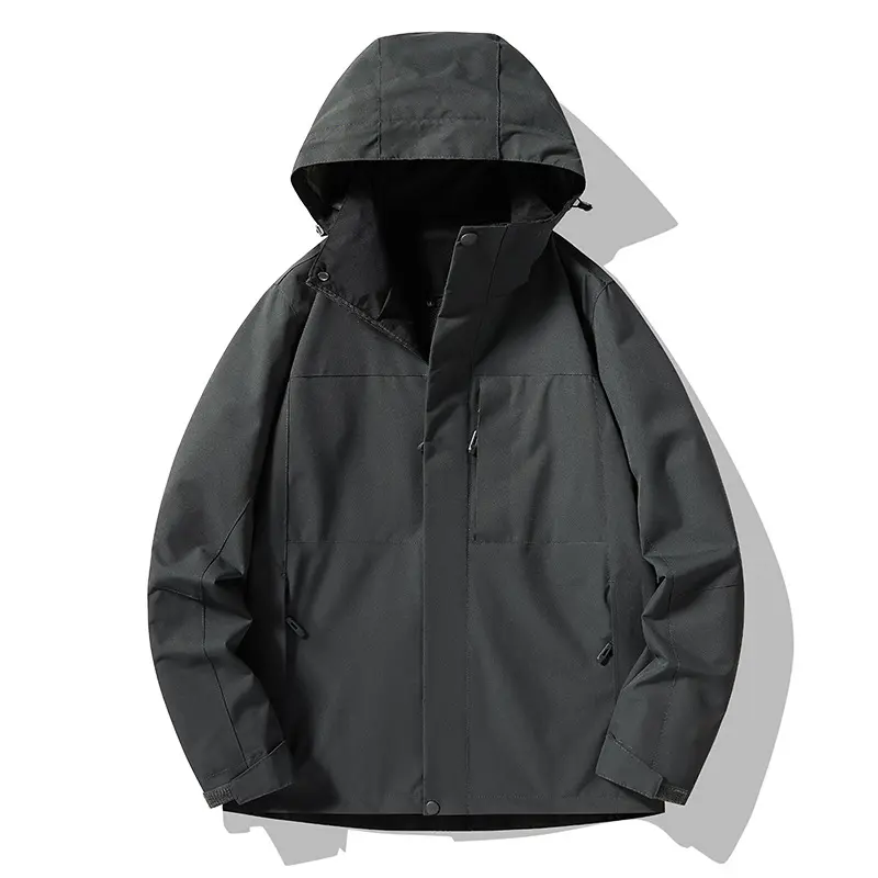 Spring Autumn Mens Climbing Waterproof Jackets Outdoor Men Hiking Sports Breathable Hooded Coats Men Windbreaker Jacket Clothing