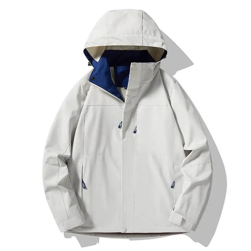 Spring Autumn Mens Climbing Waterproof Jackets Outdoor Men Hiking Sports Breathable Hooded Coats Men Windbreaker Jacket Clothing