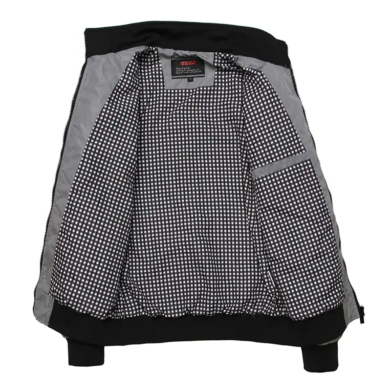 Spring Autumn Men's Bomber Trench Jackets Casual Men Stand Collar Business Coats Man Outwear Windbreaker Zipper Jackets Clothing