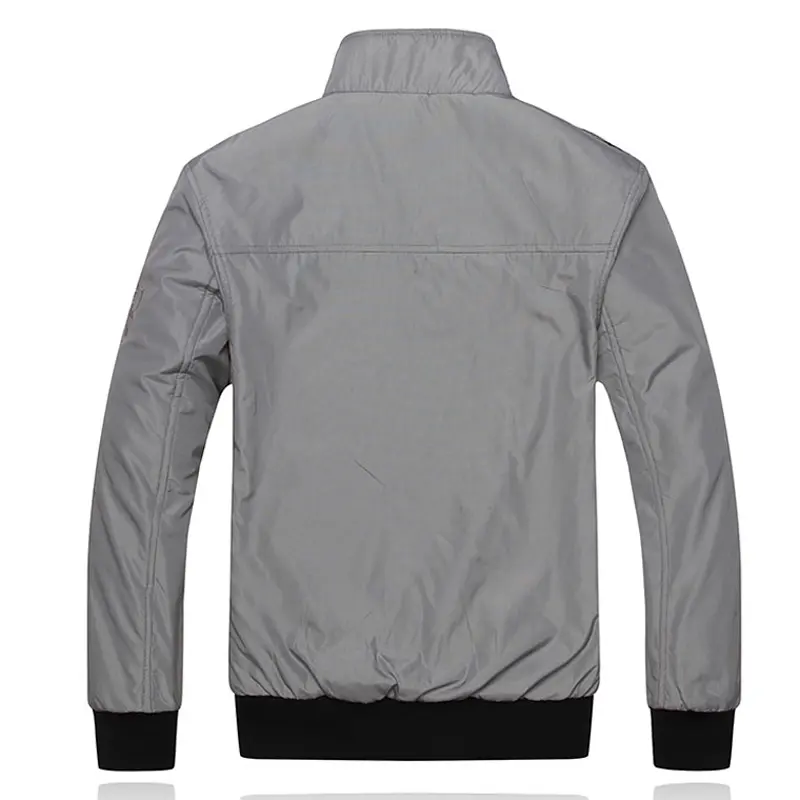 Spring Autumn Men's Bomber Trench Jackets Casual Men Stand Collar Business Coats Man Outwear Windbreaker Zipper Jackets Clothing