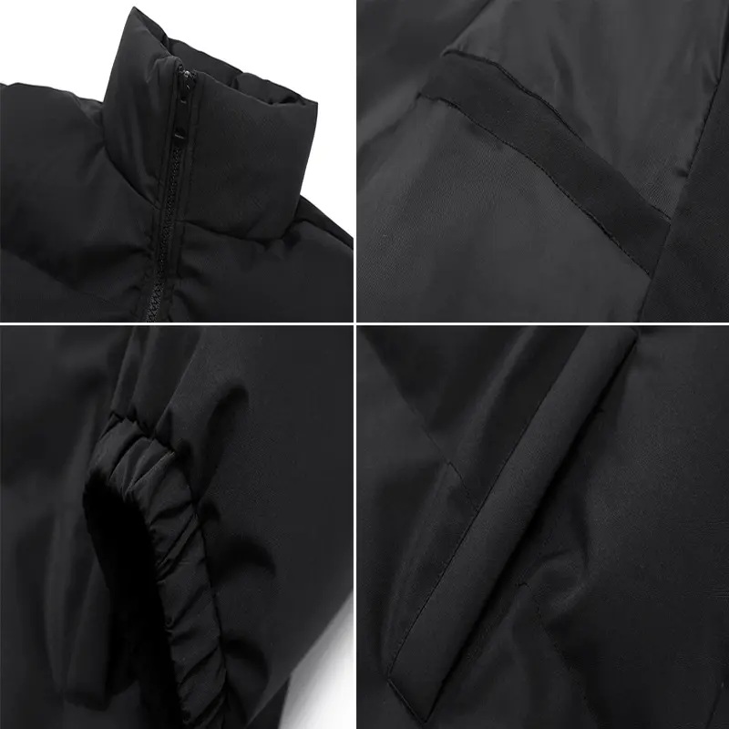 Winter Mens Warm Down Padded Jackets Fashion Man Stand Collar Windbreaker Parkas Men Cotton Thermal Loose Coats Clothing 7XL 8XL