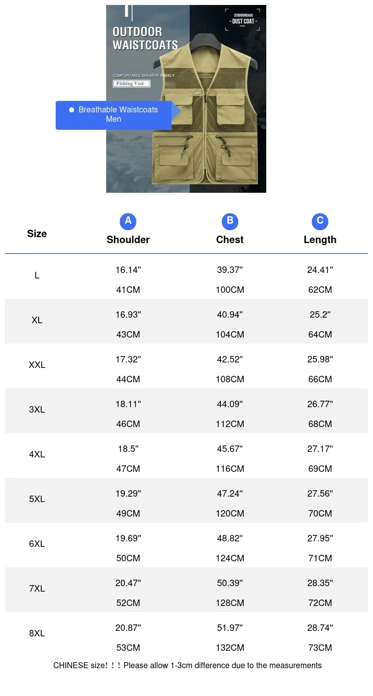 Summer Men's Multi-Pocket Vests Outdoor Men Breathable Mesh Fishing Baggy Waistcoats Male Work Sleeveless Jackets Clothing 8XL