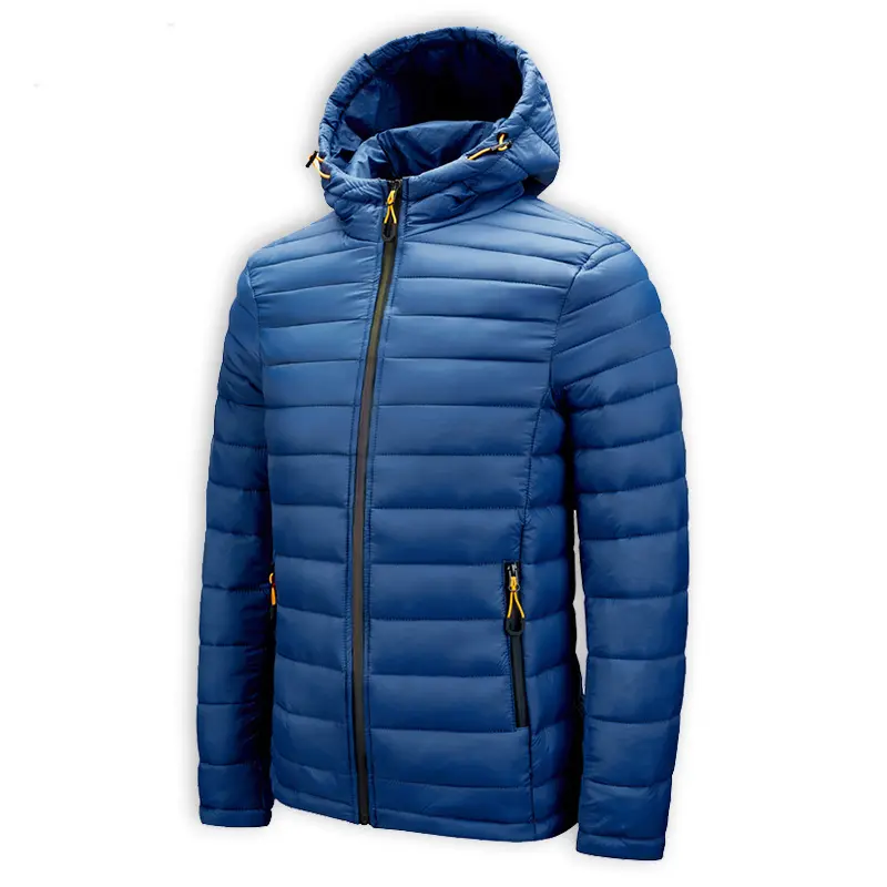 Winter Men's Ultra Light Warm Parkas Coats Fashion Men Windbreaker Hooded Coats Outdoor Men Thermal Zipper Jacket Clothing 6XL