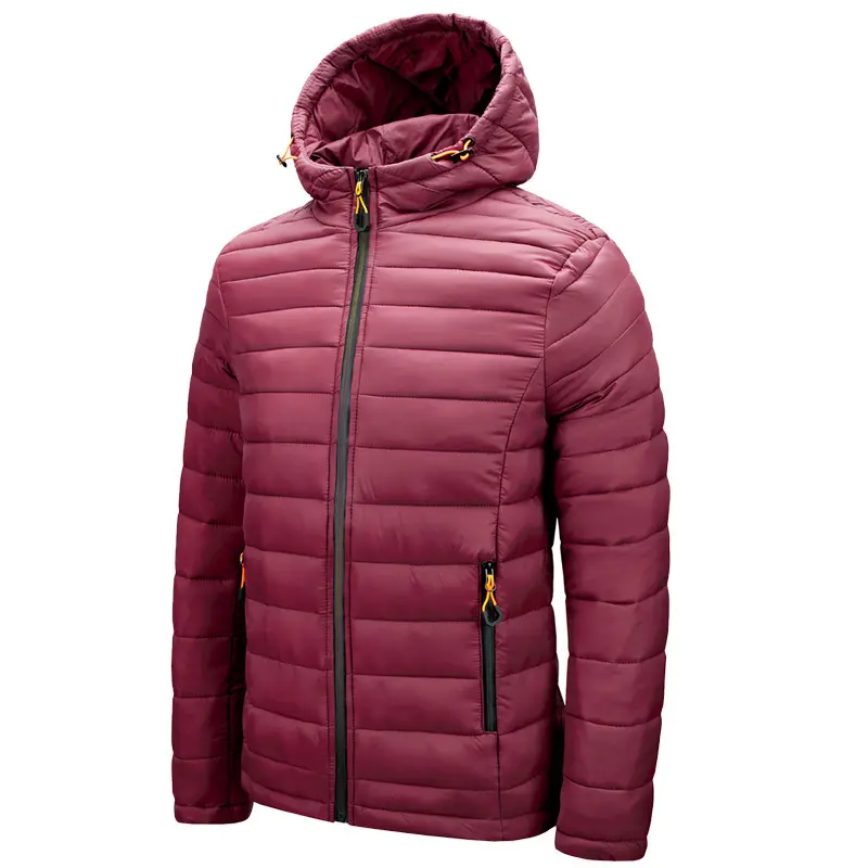 Winter Men's Ultra Light Warm Parkas Coats Fashion Men Windbreaker Hooded Coats Outdoor Men Thermal Zipper Jacket Clothing 6XL