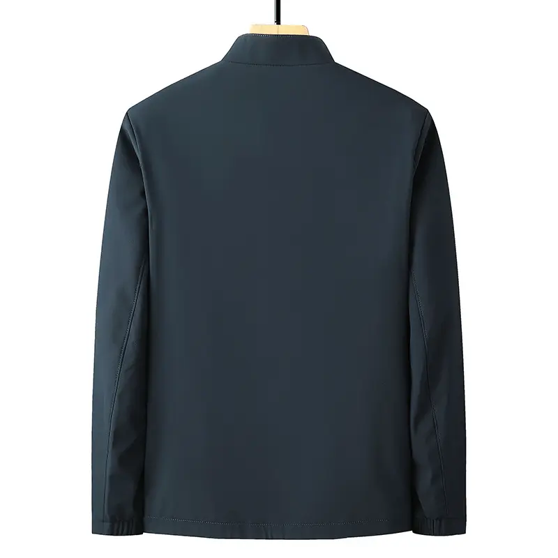 Spring Autumn Men's Business Jacket Male Baseball Collar Formal Coats Men Classic Windbreaker Jacket Clothing
