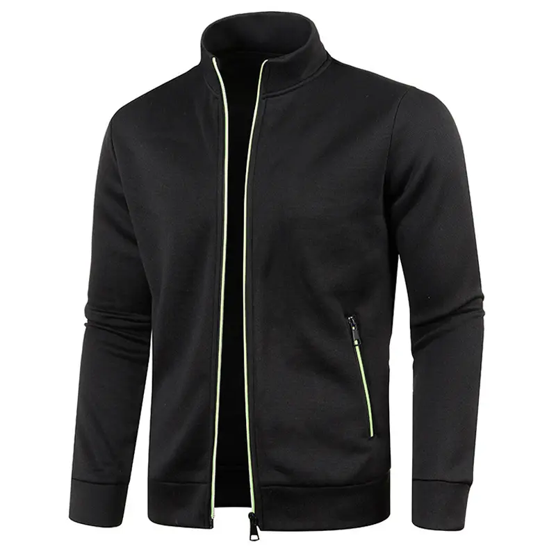 Spring Autumn Men's Cardigan Hoodies Fashion Mens Long Sleeve Knitted Warm Sports Coats Men Windbreaker Zipper Sweatshirts 5XL