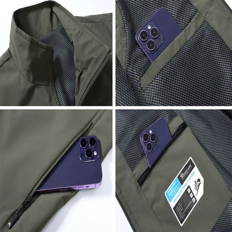 Summer Men's Ultra Light Vests Casual Men Quick Dry Multi-Pocket Waistcoats Men Mesh Breathable Fishing Sleeveless Jackets 5XL