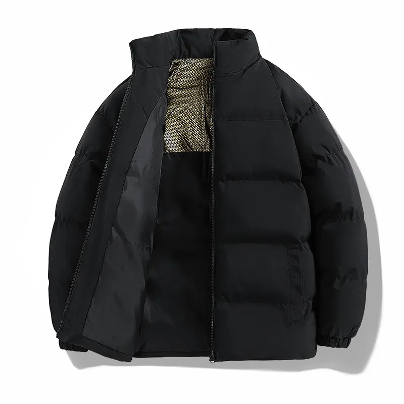 Winter Mens Warm Padded Jackets Fashion Men Stand Collar Cotton Down Parkas Outdoor Men Thermal Windbreaker Coats Clothing 5XL