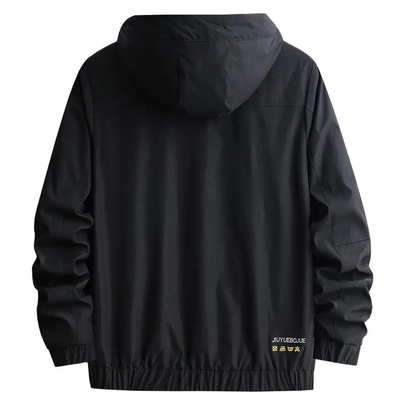 Spring Autumn Men's Bomber Jackets Fashion Men Lightweight MA-1 Pilot Hooded Coats Men Sports Breathable Zipper Jackets Clothing