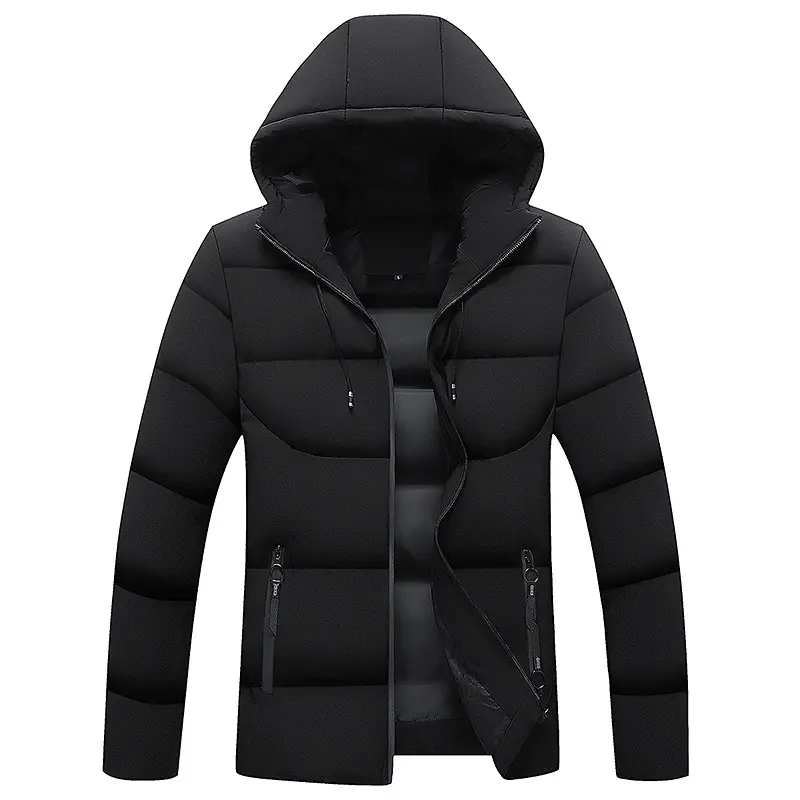 Autumn Winter Men's Padded Jackets Outdoor Men Cotton Warm Windbreaker Parka Fashion Men Thicken Thermal Hooded Jacket Clothing