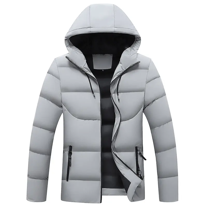 Autumn Winter Men's Padded Jackets Outdoor Men Cotton Warm Windbreaker Parka Fashion Men Thicken Thermal Hooded Jacket Clothing