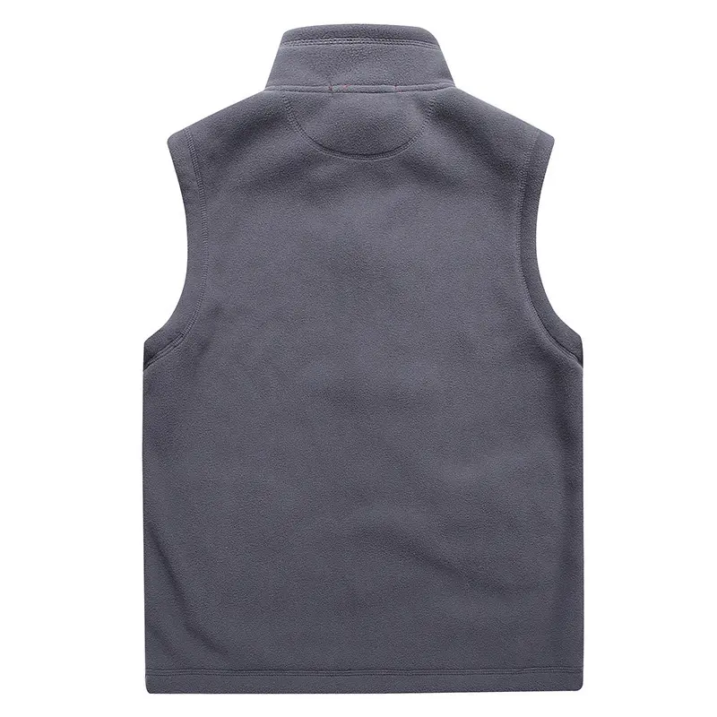 DIMUSI Winter Men's Fleece Vests Male Thick Warm Waistcoats Casual Outwear Thermal Soft Vests Man Windbreaker Sleeveless Jackets