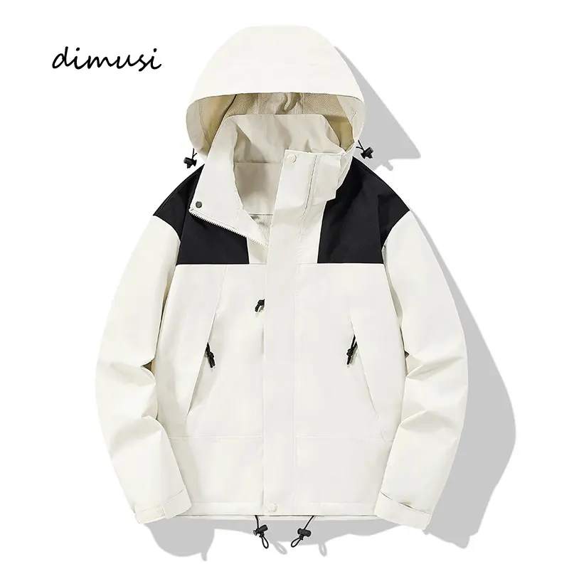 Spring Autumn Men's Lightweight Hiking Jackets Outdoor Men Sports Windbreaker Rain Hooded Coats Mens Waterproof Jacket Clothing