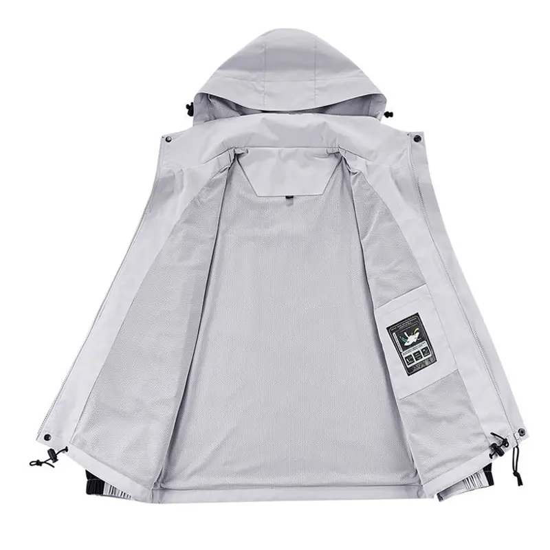 Spring Autumn Men's Lightweight Hiking Jackets Outdoor Men Sports Windbreaker Rain Hooded Coats Mens Waterproof Jacket Clothing