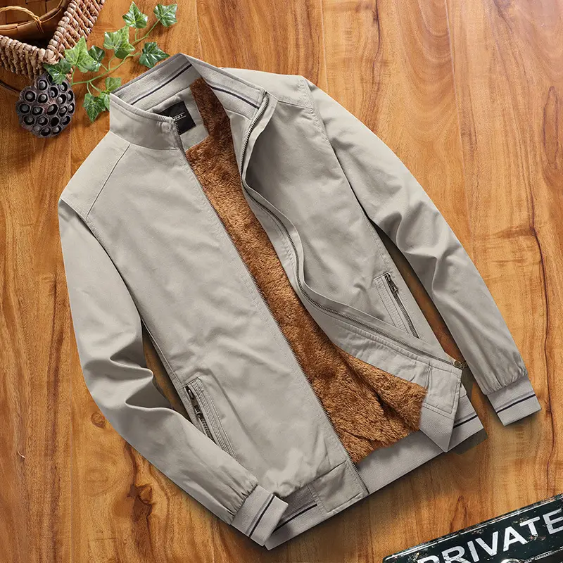 DIMUSI Winter Men's Bomber Jacket Male Fashion Fleece Warm Business Coats Casual Army Thermal Baseball Coats Mens Clothing