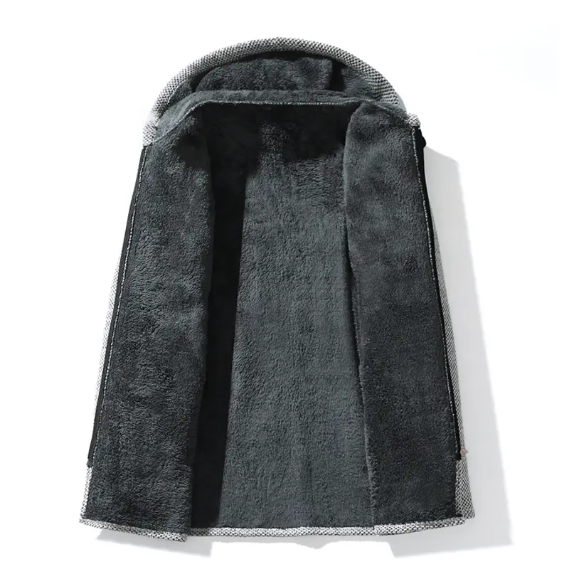 Winter Men Sweater Cardigan Jackets Fashion Men Fleece Warm Hooded Sweaters Coats Men Mid-Long Thermal knitwear Sweater Clothing