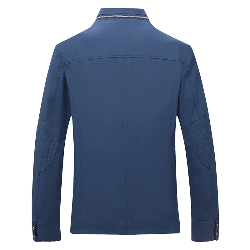 Spring Autumn Men's Business Trench Jacket Casual Men Stand Collar Formal Coats Men Slim Fit Windbreaker Coats Clothing