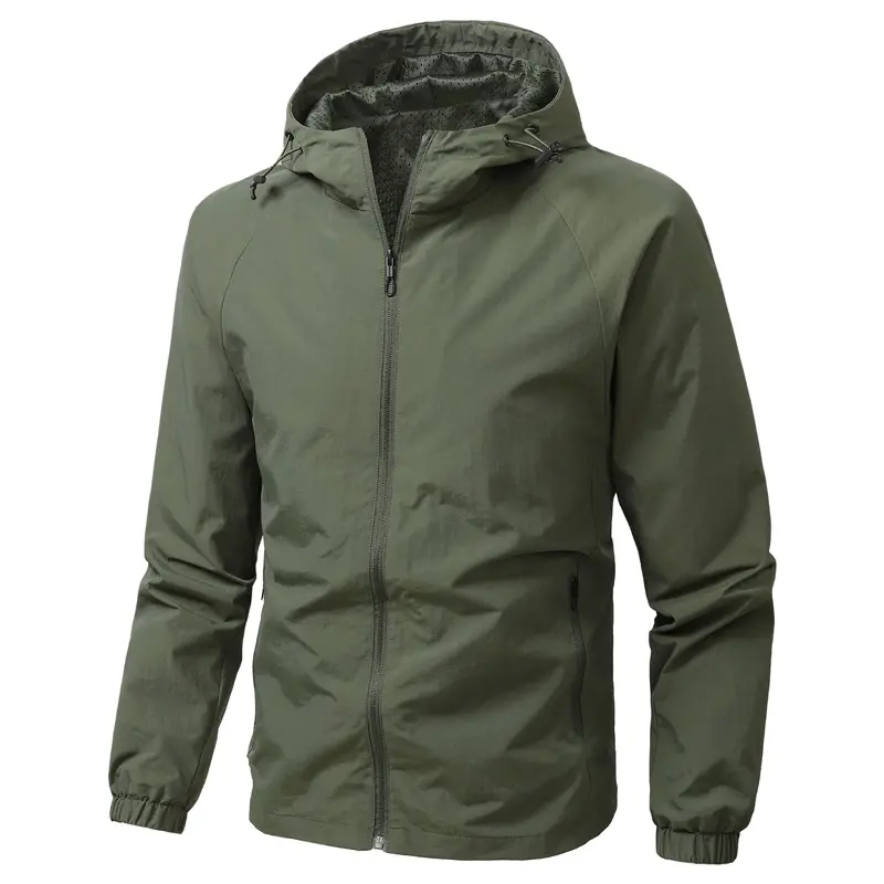 Autumn Men's Sports Jackets Outdoor Men Quick Dry Waterproof Hooded Coats Men Hiking Breathable Windbreaker Zipper Jackets 5XL