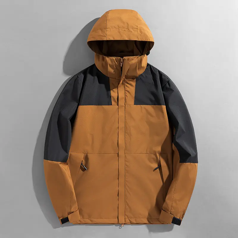 Spring Autumn Mens Climbing Jackets Outdoor Men Sports Caming Windbreaker Breathable Hooded Coats Men Waterproof Rain Jacket 6XL
