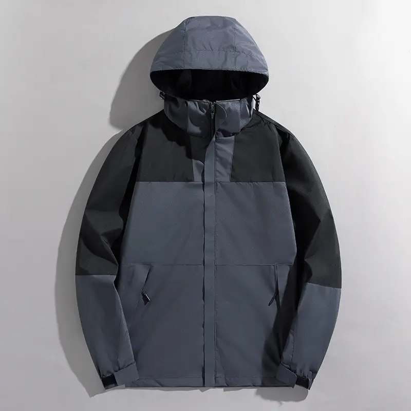 Spring Autumn Mens Climbing Jackets Outdoor Men Sports Caming Windbreaker Breathable Hooded Coats Men Waterproof Rain Jacket 6XL