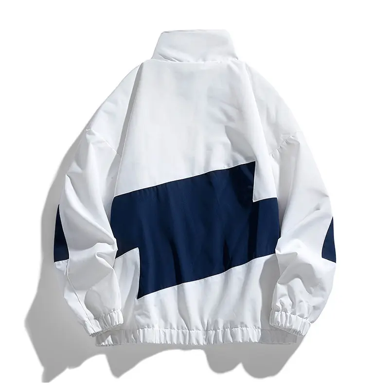 Spring Autumn Men's Bomber Jacket Fashion Men Stand Collar Patchwork Lightweight Jacket Outdoor Men Pilot Windbreaker Jacket 5XL
