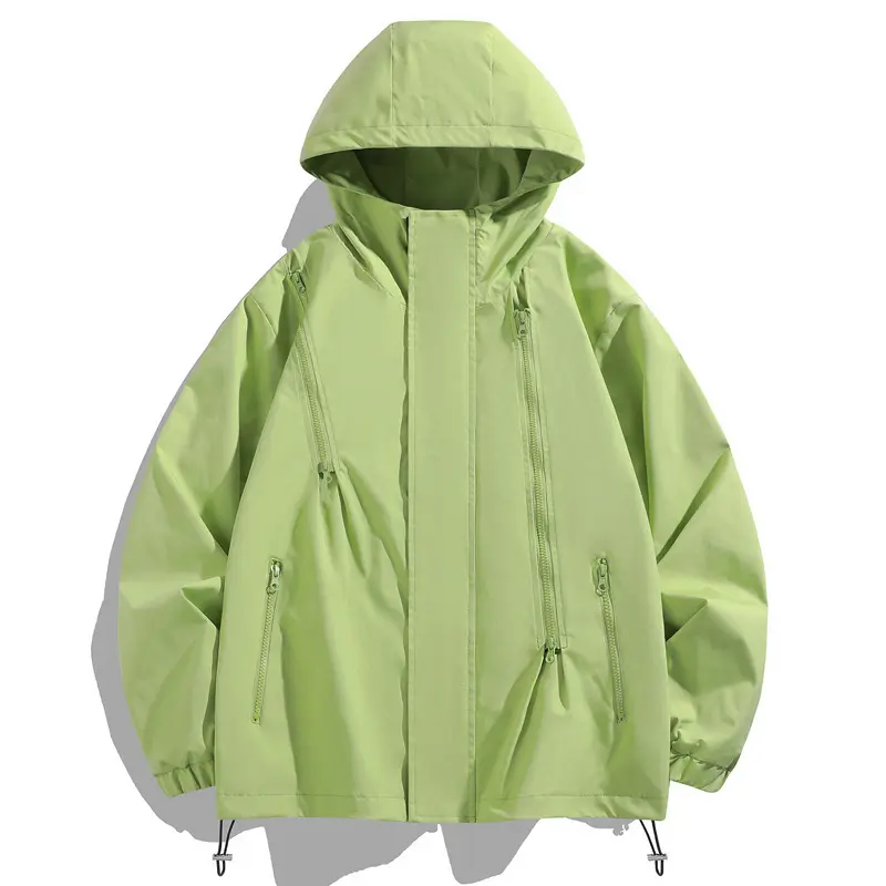 Spring Men's Mountain Hiking Jackets Male Quick Dry Windbreaker Hooded Coats Men Climbing Waterproof Jackets Raincoats Clothing