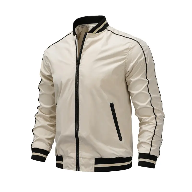 Spring Men's Lightweight Jackets Fashion Breathable Golf Wear Bomber Coats Men Outdoor Windbreaker Baseball Jacket Clothing