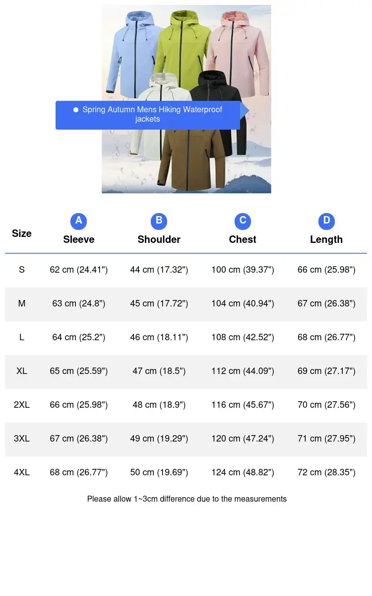 Spring Autumn Men's Hiking Hooded Jackets Men Quick Dry Waterproof Climbing Coats Men Sports Windbreaker Zipper Jackets Clothing
