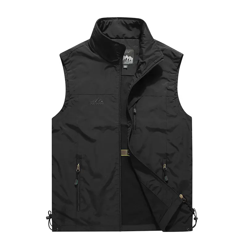 Spring Summer Men's Hiking Vests Outdoor Men Quick Dry Climbing Sleeveless Jacket Men Windbreaker Fishing Waistcoats Clothing
