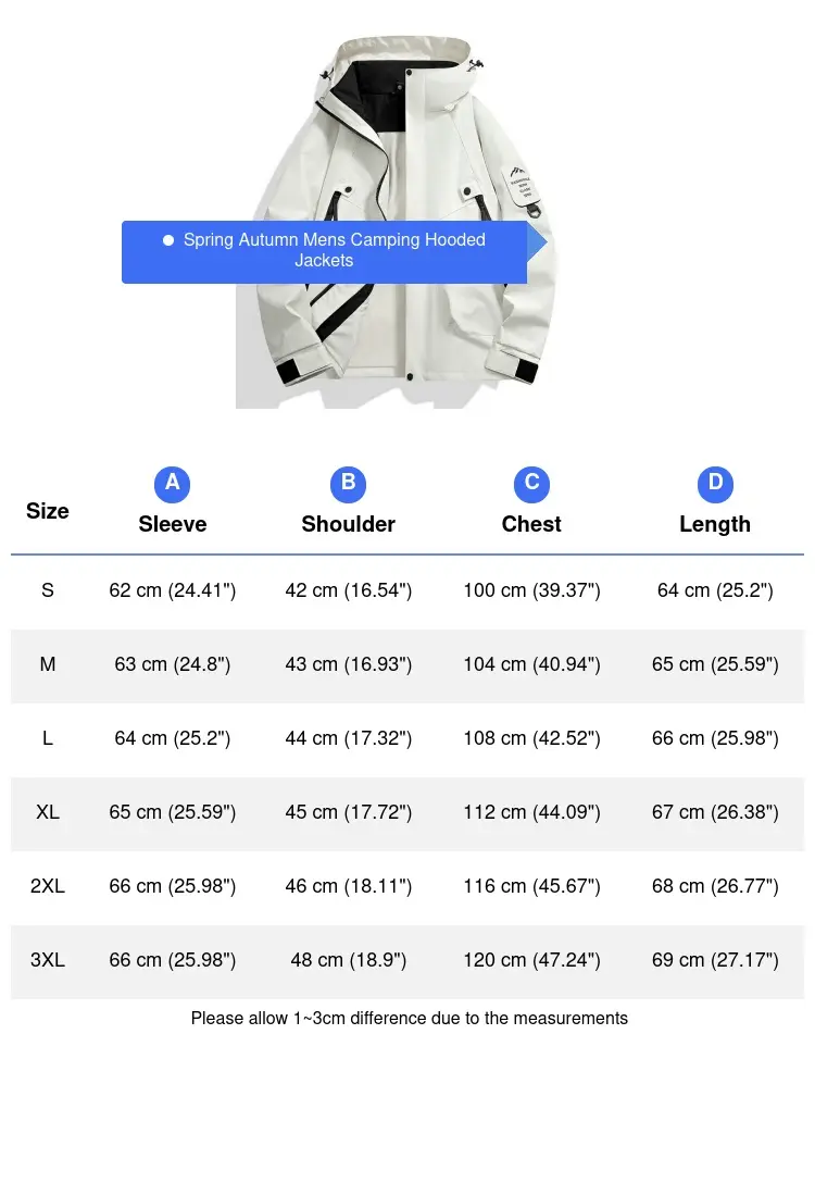 Autumn Men's Camping Hooded Jackets Outdoor Men Hiking Windbreaker Coats Men Climbing Waterproof Jackets Raincoats Clothing