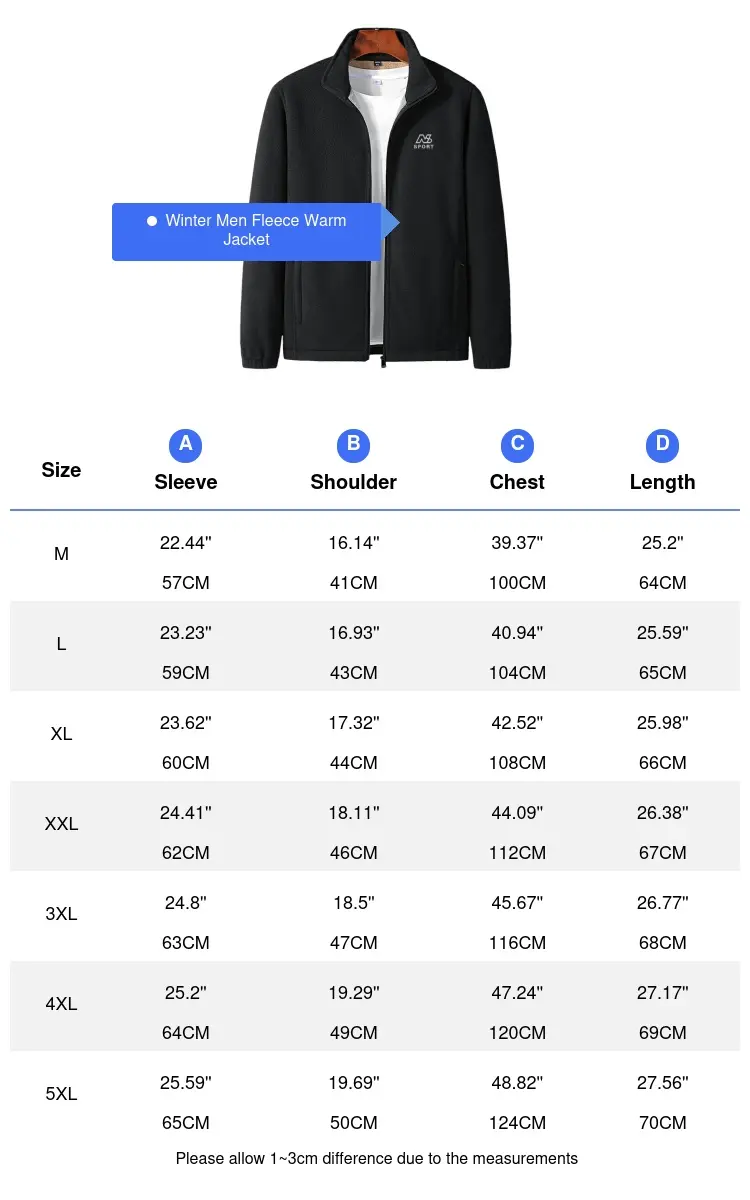 Winter Men Polartec Fleece Lined Jackets Men Stand Collar Sports Warm Coats Men Hiking Windbreaker Jacket Clothing 5XL