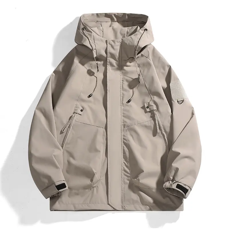 Spring Autumn Men's Mountain Raining Jackets Outdoor Men Hiking Windbreaker Hooded Coats Men Climbing Waterproof Jacket Clothing