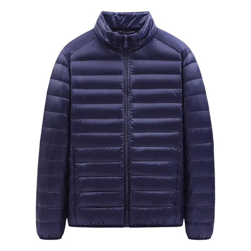 Winter Men's Lightweight Duck Down Jackets Fashion Men Stand Collar Warm Parkas Men Sports Windbreaker Jackets Clothing 6XL
