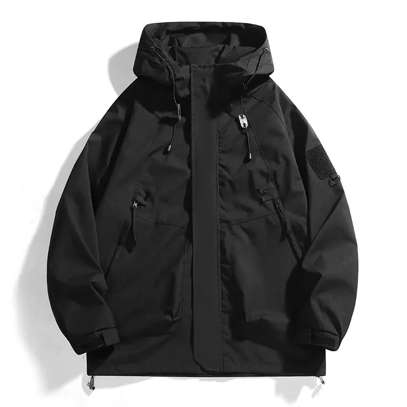 Spring Autumn Men's Mountain Raining Jackets Outdoor Men Hiking Windbreaker Hooded Coats Men Climbing Waterproof Jacket Clothing