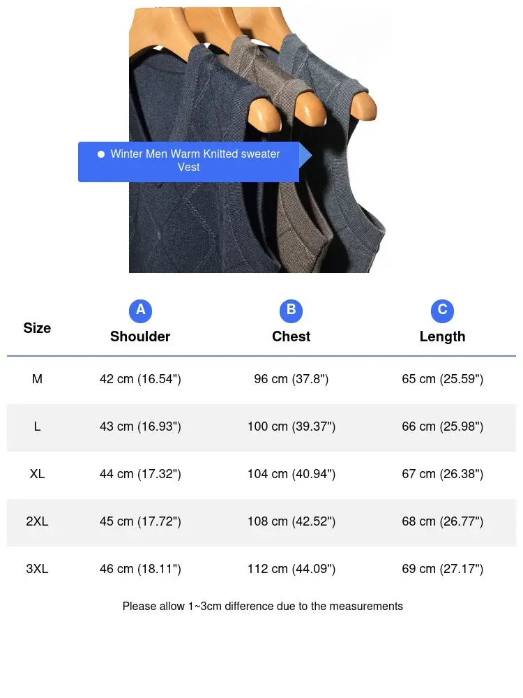Winter Men's Pullover Knitted Sweater Vests Mens V-Neck Warm Jumper Knitted Waistcoats Men Business Pullover Sweater Vests 3XL