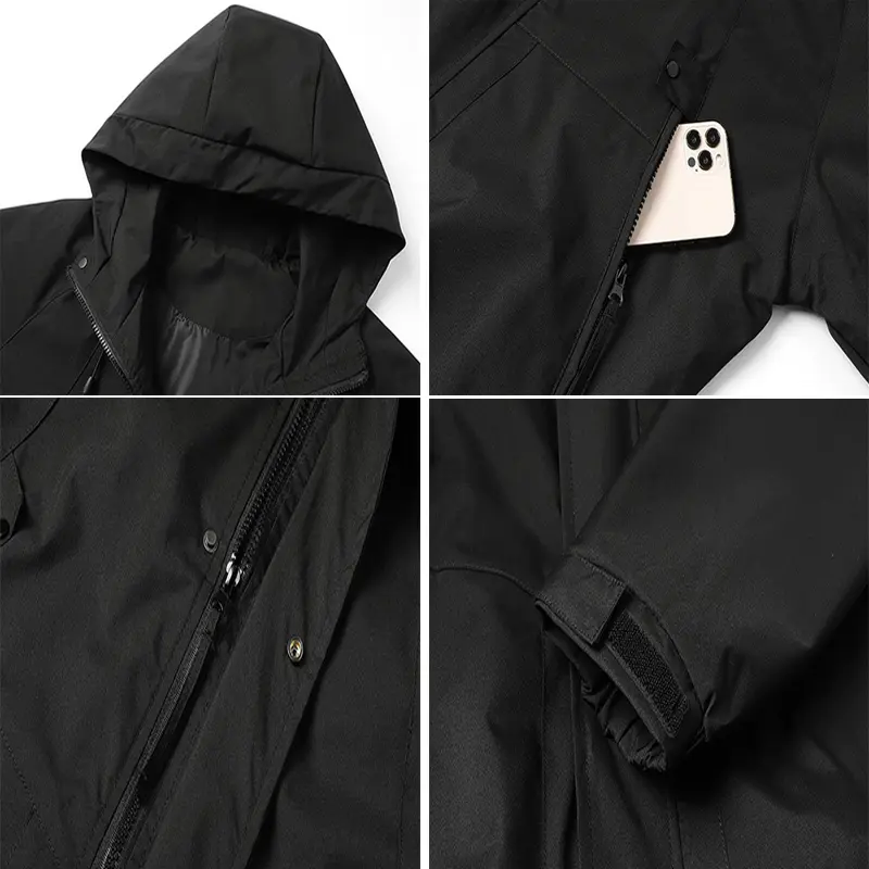 Spring Autumn Men's Mountain Raining Jackets Outdoor Men Hiking Windbreaker Hooded Coats Men Climbing Waterproof Jacket Clothing