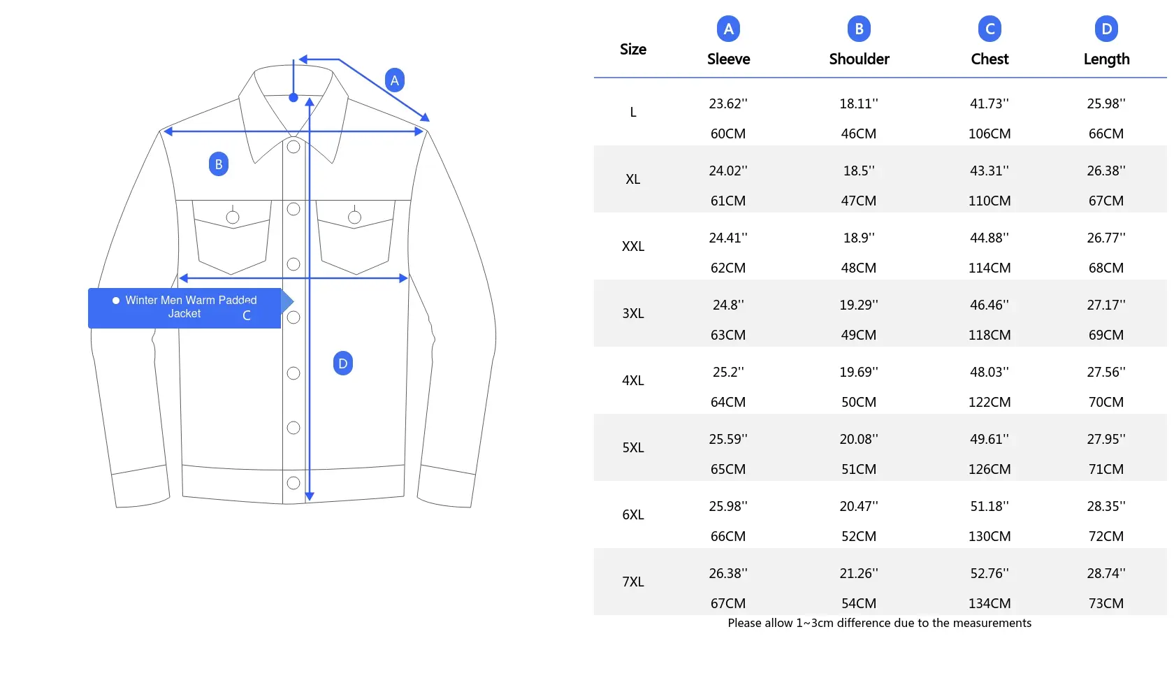 Winter Men Warm Padded Jacket Fashion Men Thermal Parka Coats Casual Classic Mountain Ski Fleece Windbreaker Jacket Men Clothing
