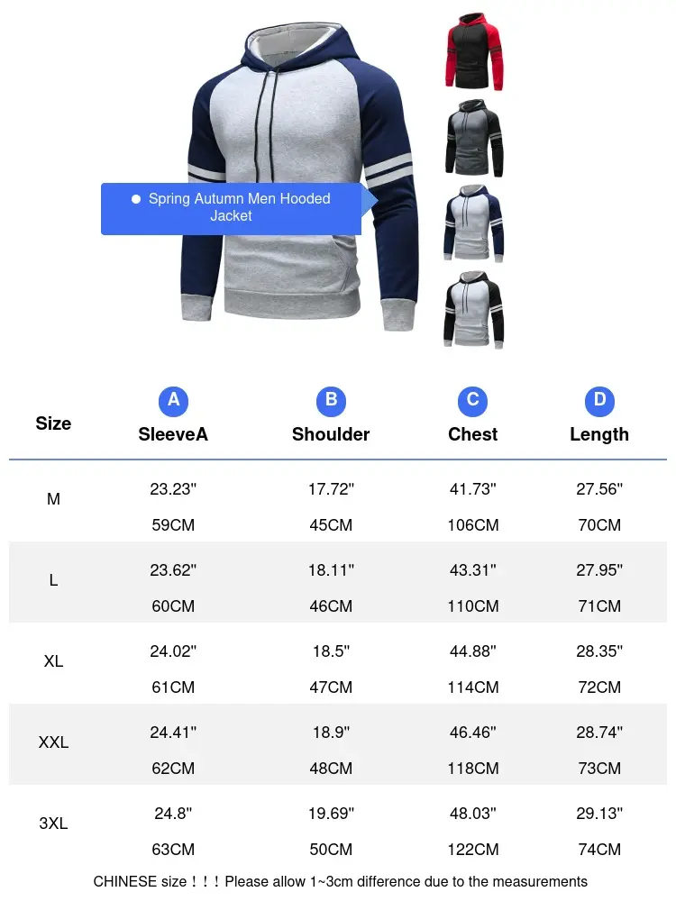 Spring Autumn Men's Hooded Jackets Men Fashion Comfortable Sweatshirts Hooded Men Sports Pullover Hooded Coats Brand Clothing