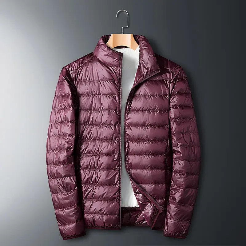 Winter Men's Ultra Light Duck Down Jackets Fashion Men Mountain Ski Windbreaker Parka Men Lightweight Thermal Waterproof Jackets