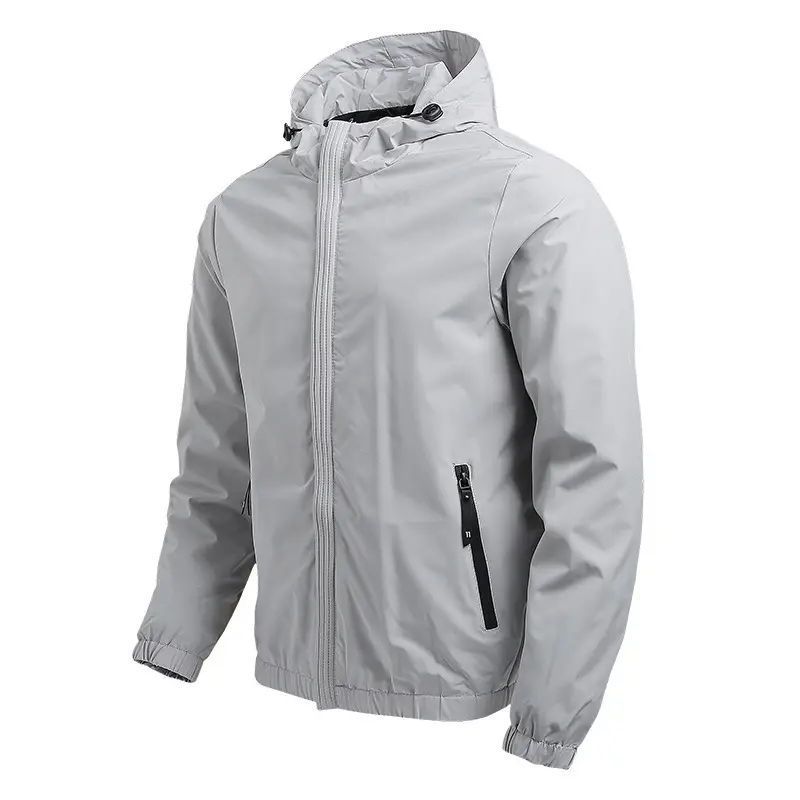 Spring Autumn Men's Bomber Jacket Casual Men Hiking Windbreaker Hooded Coats Men Loose Baseball Uniform Climbing Jacket Clothing