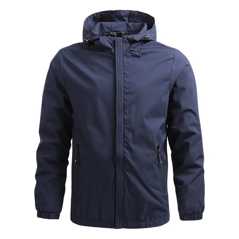 Spring Autumn Men's Bomber Jacket Casual Men Hiking Windbreaker Hooded Coats Men Loose Baseball Uniform Climbing Jacket Clothing