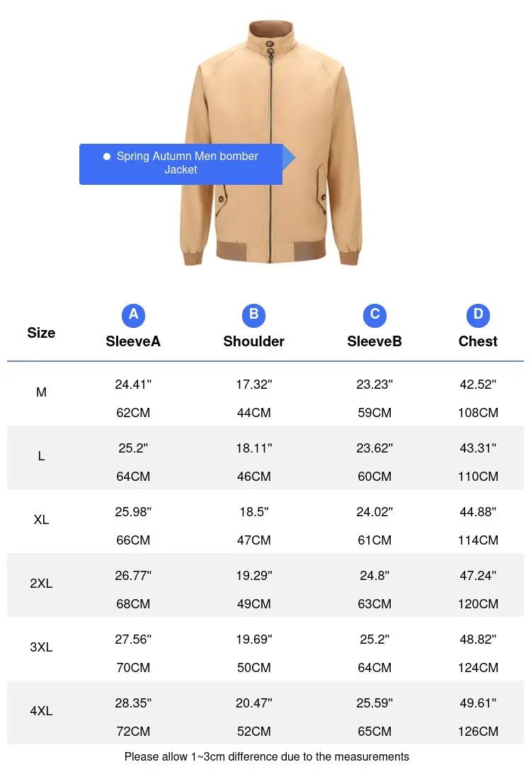 Spring Autumn Men's Lightweight Bomber Jacket Casual Men Windbreaker Jackets Classic Men Sports Zip Up Coats Clothing
