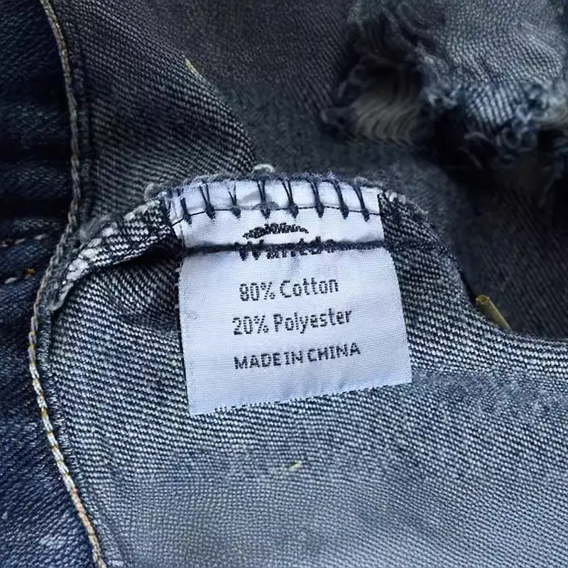 Summer Men's Cotton Jean Vests Fashion Man Retro Rippded Hole Waistcoat Men Punk Streetwear Hip Hop Sleeveless Jackets Clothing