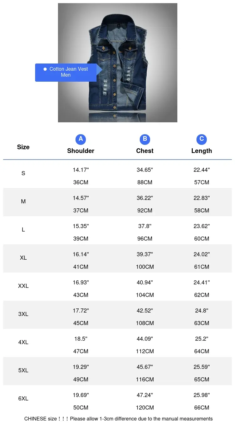 Summer Men's Cotton Jean Vests Fashion Man Retro Rippded Hole Waistcoat Men Punk Streetwear Hip Hop Sleeveless Jackets Clothing