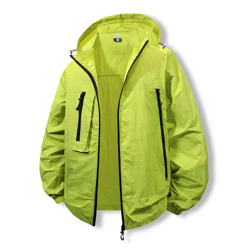 Spring Summer Mens Lightweight Sunscreen Jacket Outdoor Men Quick Dry Hiking Hooded Coats Men Breathable Fishing Jacket Clothing